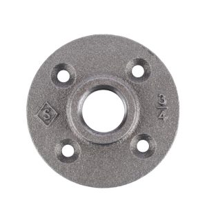 STZ Industries 3/4 in. FIP each Black Malleable Iron Floor Flange