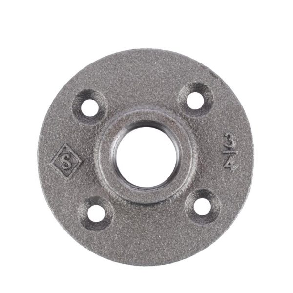 STZ Industries 3/4 in. FIP each Black Malleable Iron Floor Flange