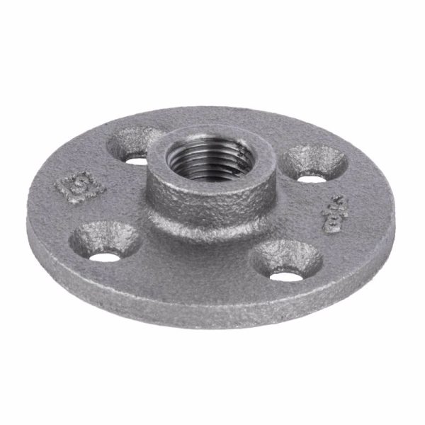 STZ Industries 3/8 in. FIP each Black Malleable Iron Floor Flange