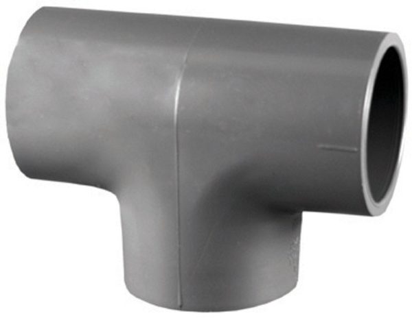 Charlotte Pipe 1-1/2 in. Slip X 1-1/2 in. D Slip PVC Tee
