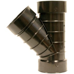 Advance Drainage Systems Schedule 40 4 in. Snap X 4 in. D Snap Polyethylene 12 in. Wye