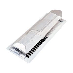 Deflect-O Jordan 4 in. H X 9-1/5 in. W 1-Way Clear Plastic Air Deflector
