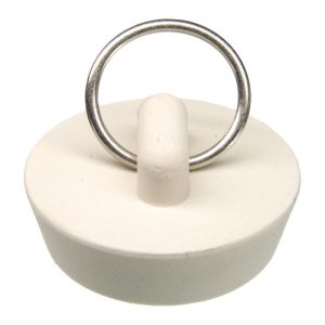 Danco 1-1/4 in. White Rubber Sink Stopper
