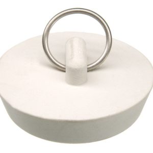 Danco 1-3/4 in. White Rubber Sink Stopper