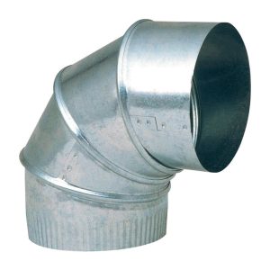 Imperial 4 in. D X 4 in. D Adjustable 90 deg Galvanized Steel Elbow Exhaust