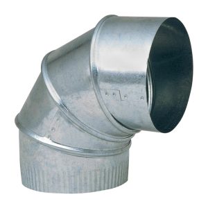 Imperial 5 in. D X 5 in. D Adjustable 90 deg Galvanized Steel Stove Pipe Elbow