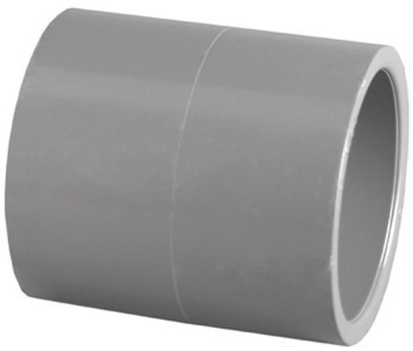 Charlotte Pipe Schedule 80 1/2 in. Slip X 1/2 in. D Slip PVC Coupling
