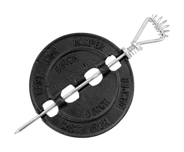 Imperial 5 in. D Cast Iron Damper
