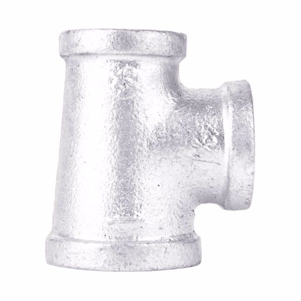 STZ Industries 3/4 in. FIP each X 3/4 in. D FIP Galvanized Malleable Iron Reducing Tee