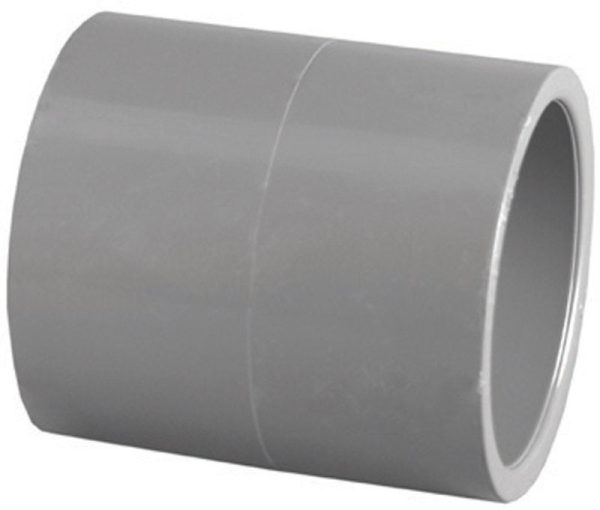 Charlotte Pipe Schedule 80 2 in. Slip X 2 in. D Slip PVC Coupling