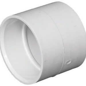 Charlotte Pipe Schedule 40 6 in. Hub X 6 in. D Hub PVC Coupling