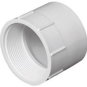 Charlotte Pipe Schedule 40 6 in. Hub X 6 in. D FPT PVC Adapter
