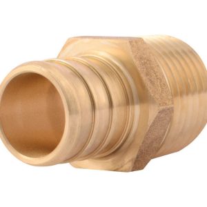 SharkBite 3/4 in. Barb X 1/2 in. D MPT Brass Pex Adapter