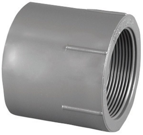 Charlotte Pipe Schedule 80 1 in. Slip X 1 in. D FPT PVC Pipe Adapter