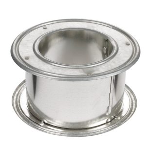 Selkirk 4 in. D Galvanized Steel Wall Thimble