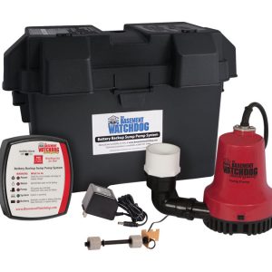 The Basement Watchdog 1/4 HP 2,000 gph Thermoplastic Dual Reed Switch Battery Backup Sump Pump