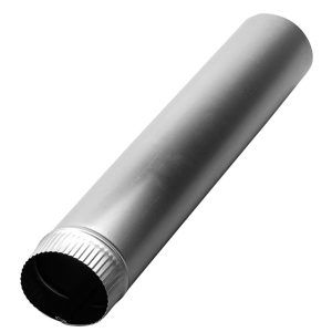 Deflect-O 24 in. L X 3 in. D Silver Aluminum Vent Pipe