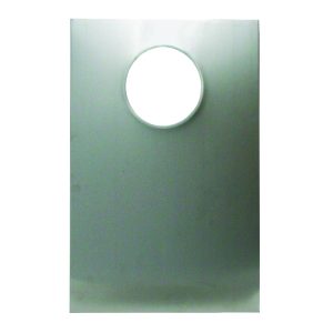 Deflect-O Jordan 4 in. D Silver/White Aluminum Window Plate