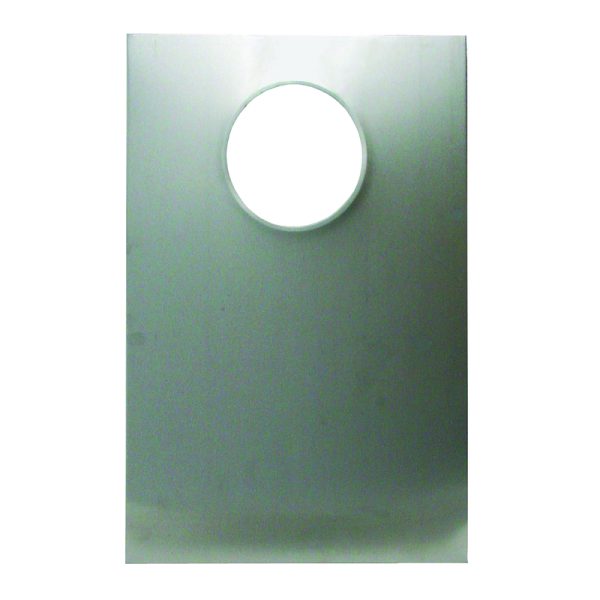 Deflect-O Jordan 4 in. D Silver/White Aluminum Window Plate