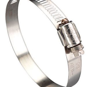 Ideal Tridon 9/16 in. 1-1/16 in. SAE 10 Silver Hose Clamp Stainless Steel Band