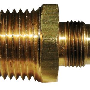 JMF Company 3/8 in. Flare X 1/2 in. D Male Brass Connector