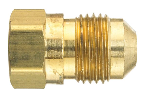 JMF Company 3/8 in. Flare X 1/4 in. D Female Brass Adapter