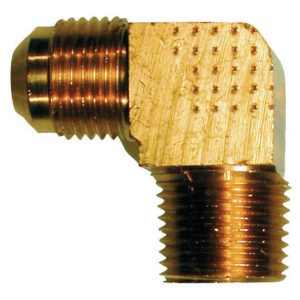 JMF Company 1/2 in. Flare X 3/8 in. D Male Brass Elbow