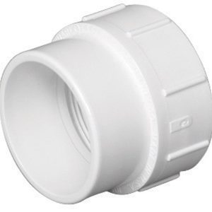 Charlotte Pipe 6 in. Spigot X 6 in. D FPT PVC Pipe Adapter