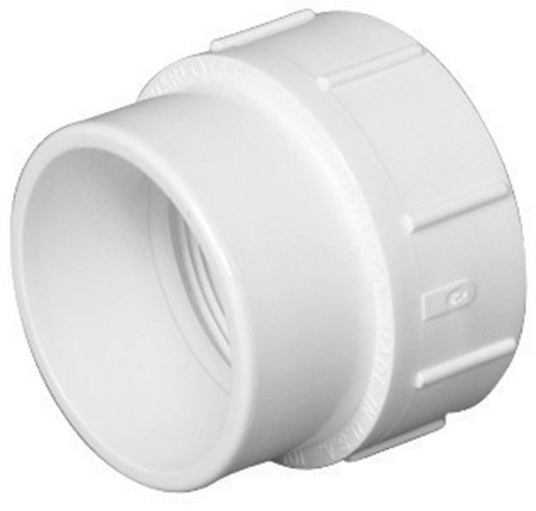 Charlotte Pipe 6 in. Spigot X 6 in. D FPT PVC Pipe Adapter