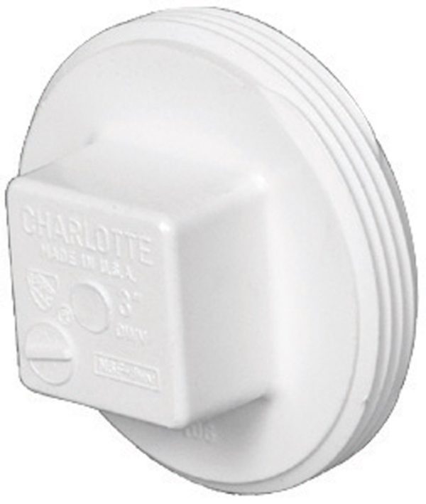 Charlotte Pipe Schedule 40 6 in. MPT PVC Clean-Out Plug