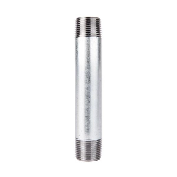 STZ Industries 3/4 in. MIP each X 3/4 in. D MIP in. Galvanized Steel 5-1/2 in. L Nipple