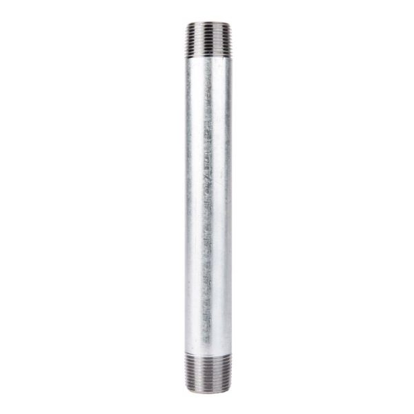 STZ Industries 3/4 in. MIP each X 3/4 in. D MIP in. Galvanized Steel 8 in. L Nipple