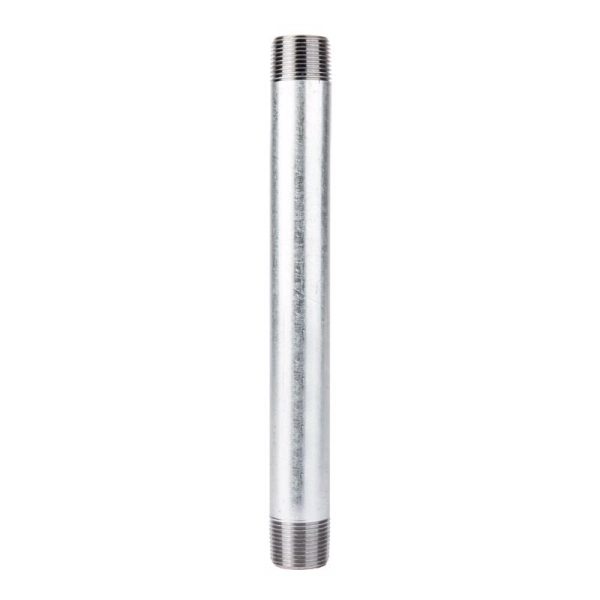 STZ Industries 3/4 in. MIP each X 3/4 in. D MIP in. Galvanized Steel 9 in. L Nipple