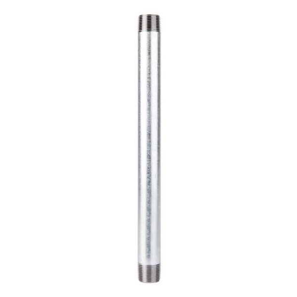 STZ Industries 3/4 in. MIP each X 3/4 in. D MIP in. Galvanized Steel 12 in. L Nipple