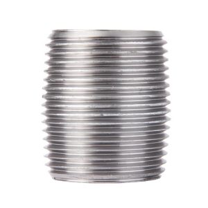 STZ Industries 1 in. MIP each X 1 in. D MIP in. Galvanized Steel Close Nipple