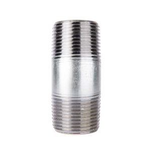 STZ Industries 1 in. MIP each X 1 in. D MIP in. Galvanized Steel 3 in. L Nipple
