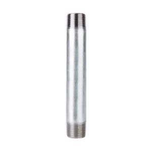 STZ Industries 1 in. MIP each X 1 in. D MIP in. Galvanized Steel 8 in. L Nipple