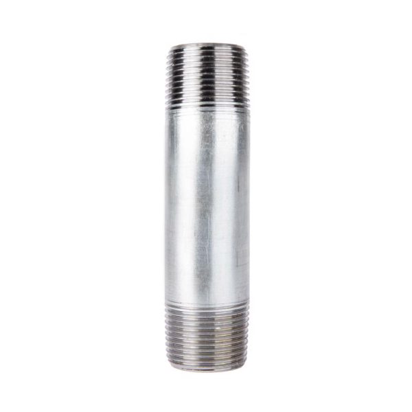 STZ Industries 1-1/4 in. MIP each X 1-1/4 in. D MIP in. Galvanized Steel 5 in. L Nipple