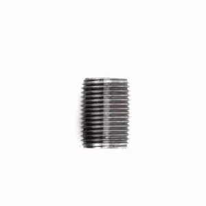 STZ Industries 1/4 in. MIP each X 1/4 in. D MIP Black Steel Close Nipple