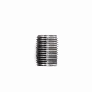 STZ Industries 3/8 in. MIP each X 3/8 in. D MIP Black Steel Close Nipple