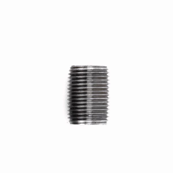 STZ Industries 3/8 in. MIP each X 3/8 in. D MIP Black Steel Close Nipple