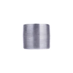 STZ Industries 1-1/2 in. MIP each X 1-1/2 in. D MIP Black Steel Close Nipple