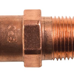 Nibco 1/2 in. Copper X 3/8 in. D MIP Copper Pipe Adapter 1 pk