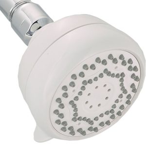 Delta White ABS 7 settings Showerhead 1.75 gpm