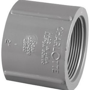 Charlotte Pipe Schedule 80 2 in. FPT X 2 in. D FPT PVC Coupling