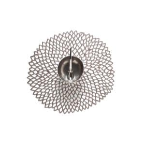 Chilewich TerraStrand Gunmetal Vinyl Placemats 15 in. 14 in.