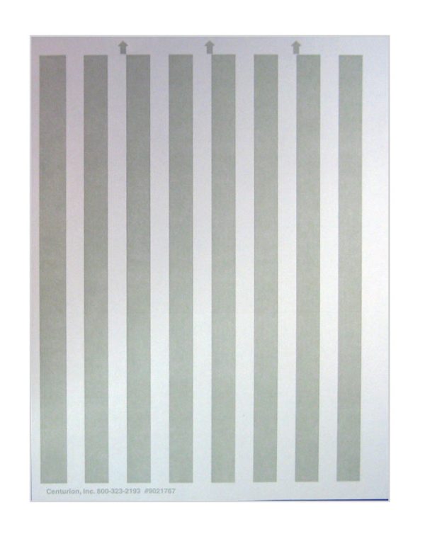 Centurion 8-1/2 in. H X 11 in. W Rectangle Gray Bin Tag Labels 250 pk