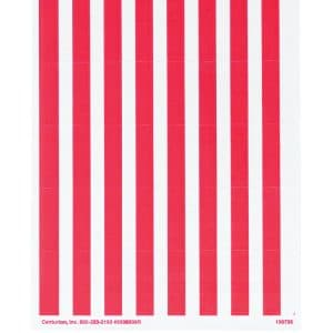 Centurion 8-1/2 in. H X 11 in. W Rectangle Red Bin Tag Labels 250 pk
