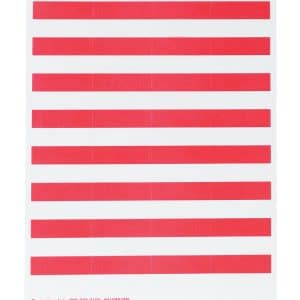 Centurion 11 in. H X 8-1/2 in. W Rectangle Red Bin Tag Labels 250 pk