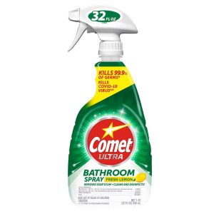 Comet Ultra Lemon Scent Concentrated Bathroom Cleaner Spray 32 oz